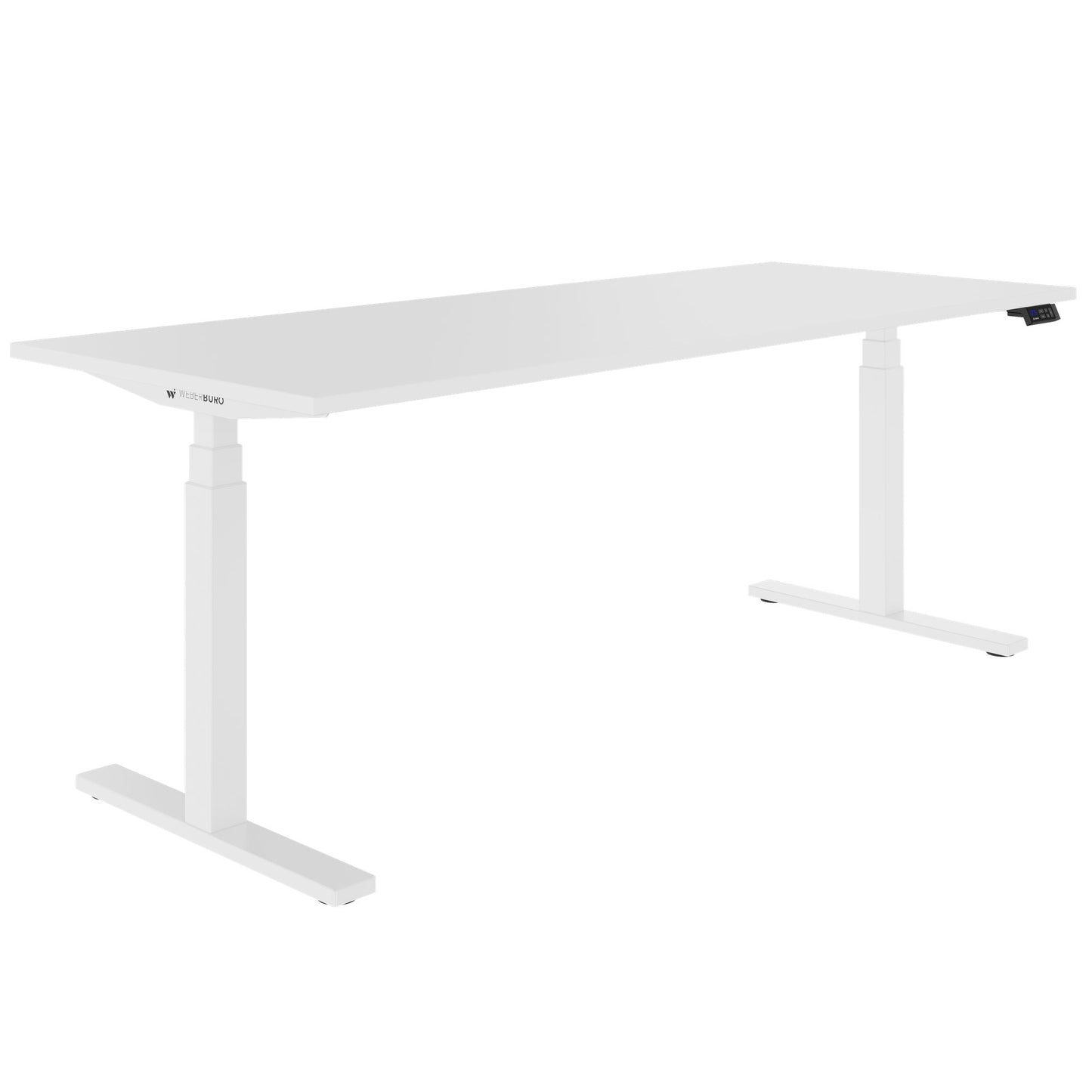 TELDRA Office, 2-Motoren-Schreibtisch | 1200 - 2000 x 800 mm, elektrisch höhenverstellbar, Weiß