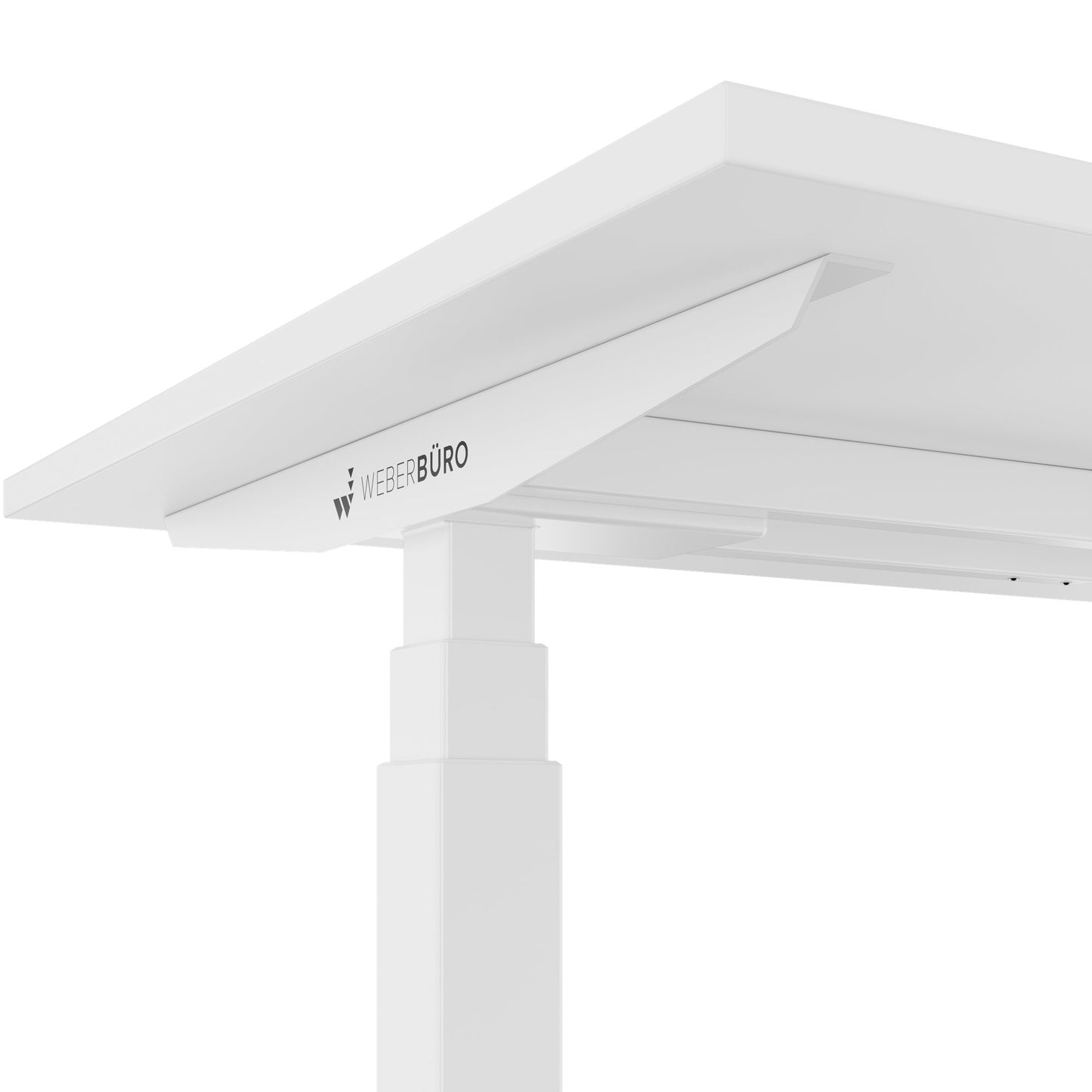 TELDRA Office, 2-Motoren-Schreibtisch | 1200 - 2000 x 800 mm, elektrisch höhenverstellbar, Weiß