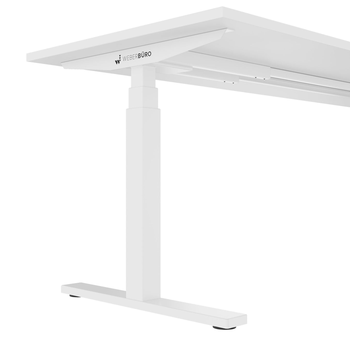TELDRA Office, 2-Motoren-Schreibtisch | 1200 - 2000 x 800 mm, elektrisch höhenverstellbar, Weiß