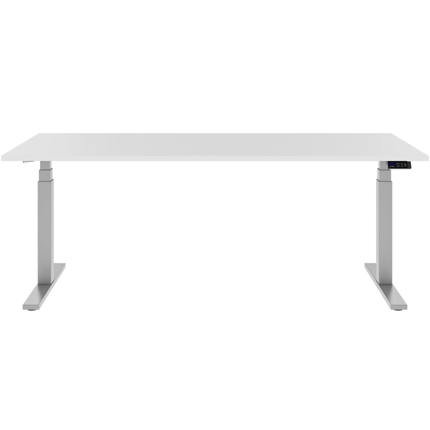 TELDRA Office, 2-Motoren-Schreibtisch | 1200 - 2000 x 800 mm, elektrisch höhenverstellbar, Weiß
