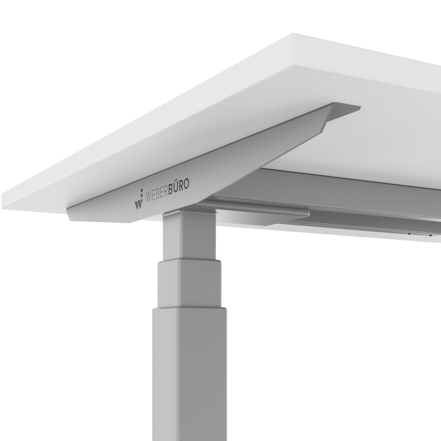 TELDRA Office, 2-Motoren-Schreibtisch | 1200 - 2000 x 800 mm, elektrisch höhenverstellbar, Weiß