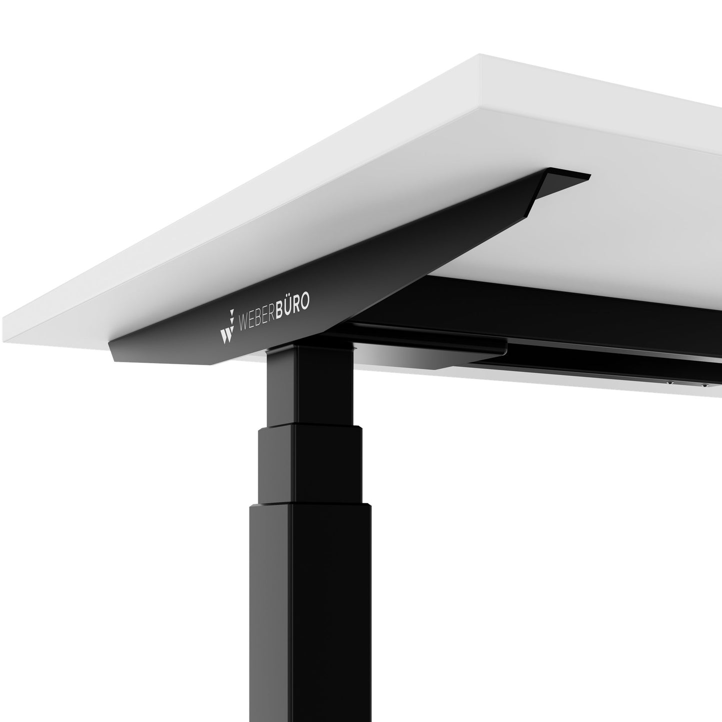TELDRA Office, 2-Motoren-Schreibtisch | 1200 - 2000 x 800 mm, elektrisch höhenverstellbar, Weiß