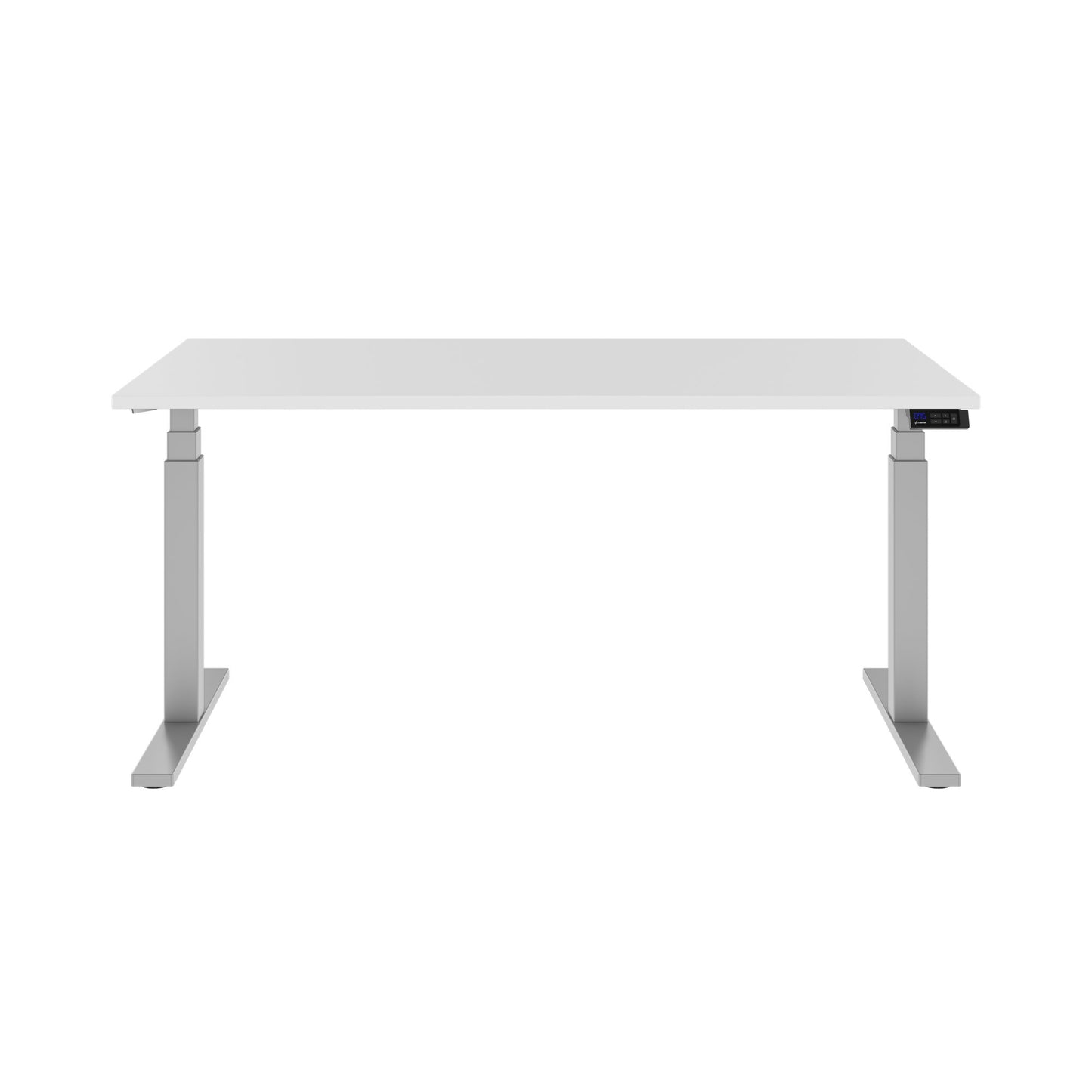 TELDRA Office, 2-Motoren-Schreibtisch | 1200 - 2000 x 800 mm, elektrisch höhenverstellbar, Weiß