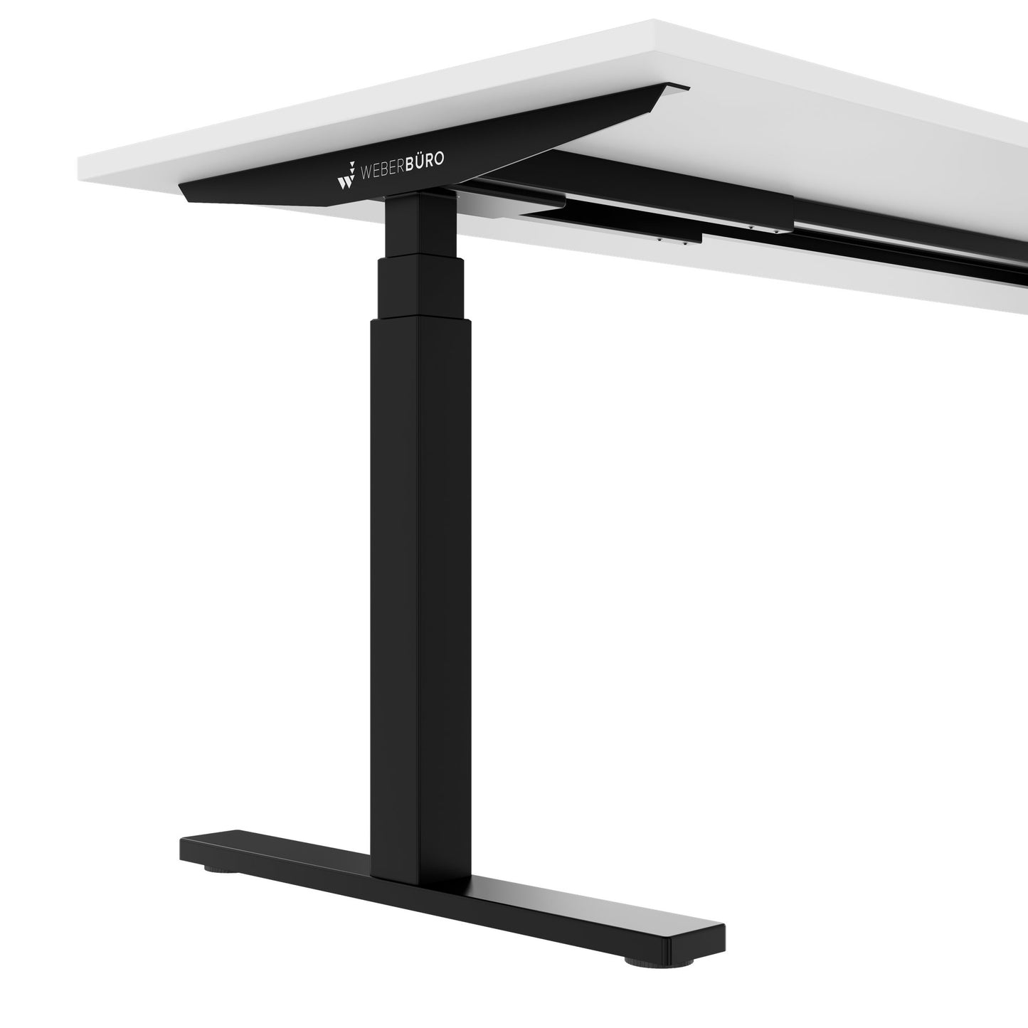TELDRA Office, 2-Motoren-Schreibtisch | 1200 - 2000 x 800 mm, elektrisch höhenverstellbar, Weiß