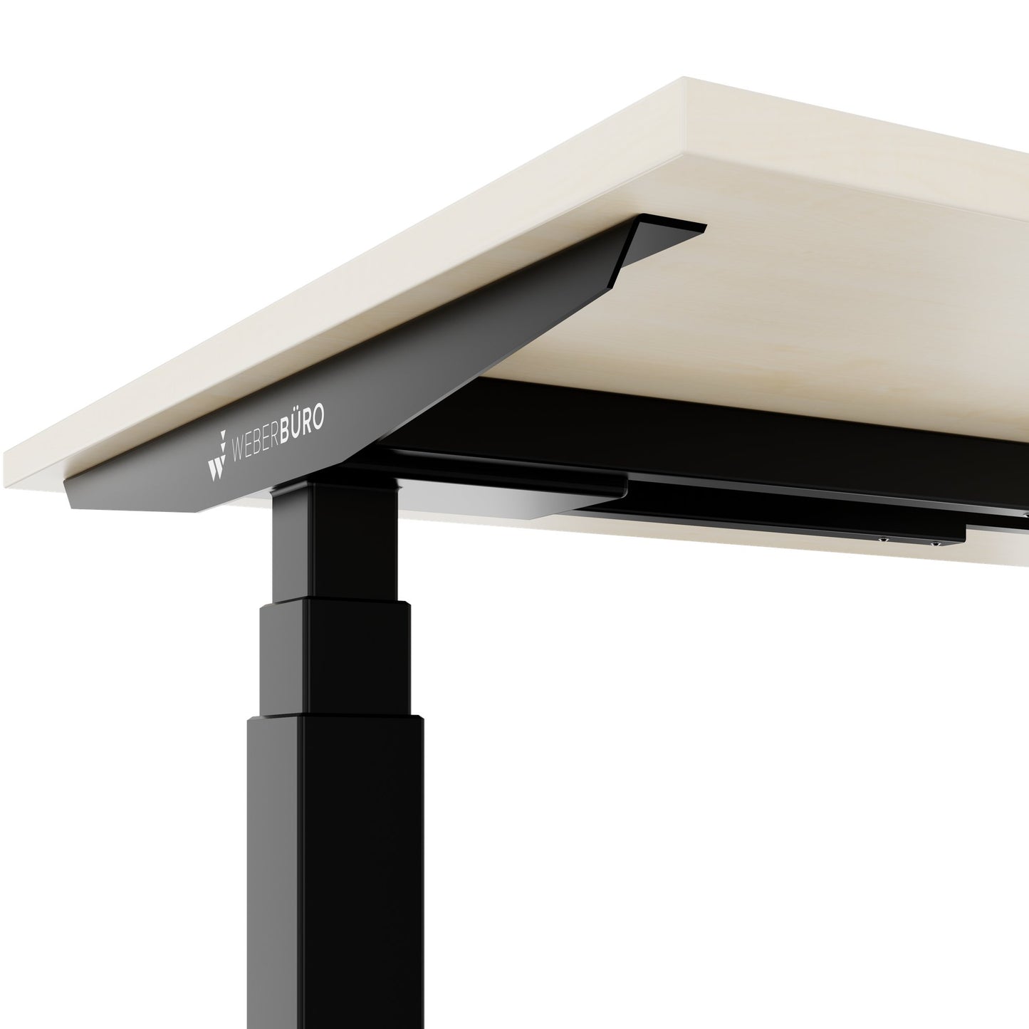 TELDRA Office, Bureau à 2 moteurs | 1600 - 1800 x 800 mm, réglable à hauteur électrique, érable