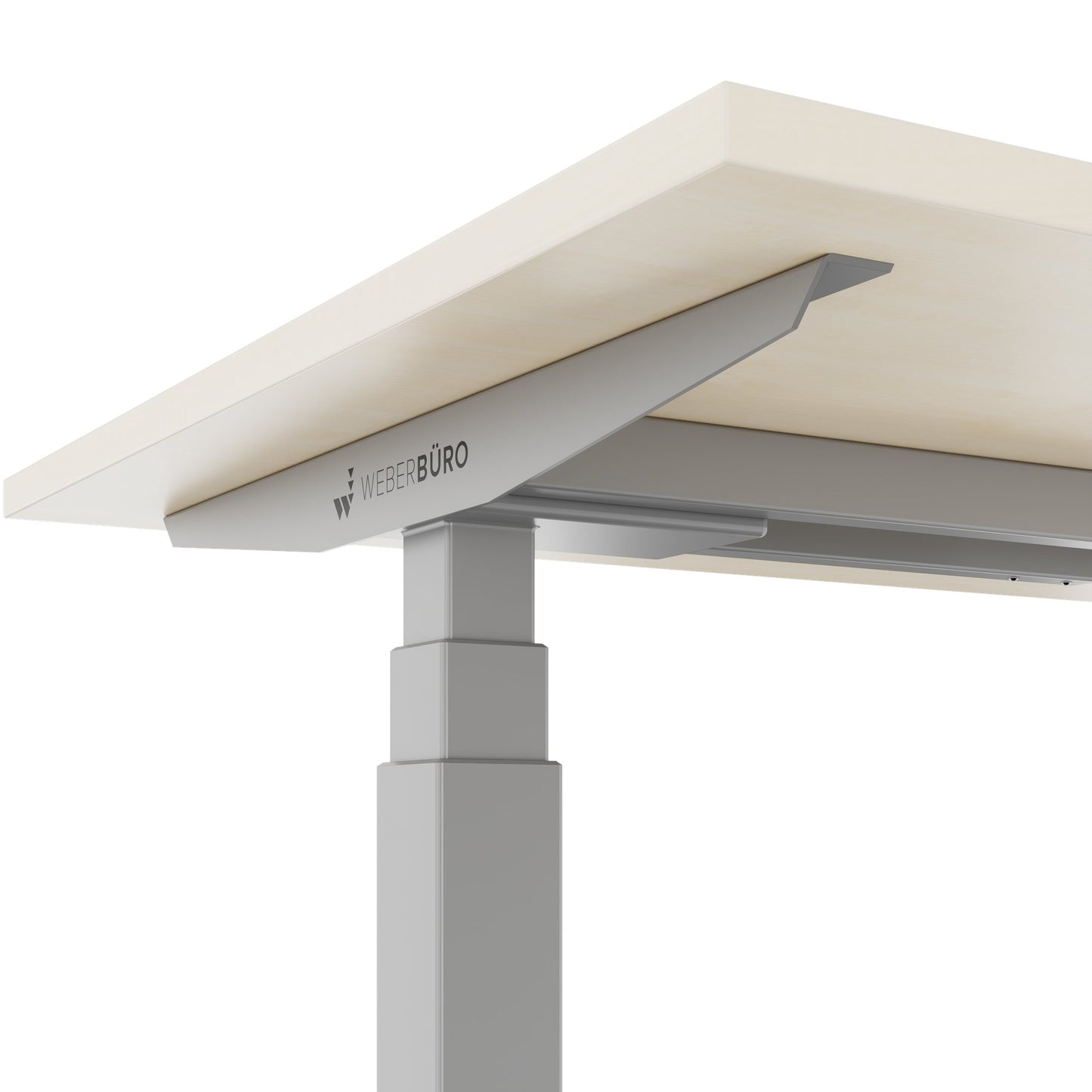 TELDRA Office, Bureau à 2 moteurs | 1600 - 1800 x 800 mm, réglable à hauteur électrique, érable