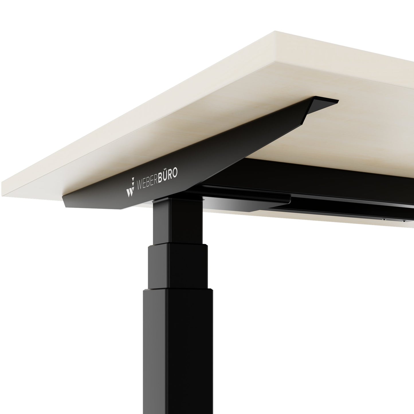 TELDRA Office, Bureau à 2 moteurs | 1600 - 1800 x 800 mm, réglable à hauteur électrique, érable