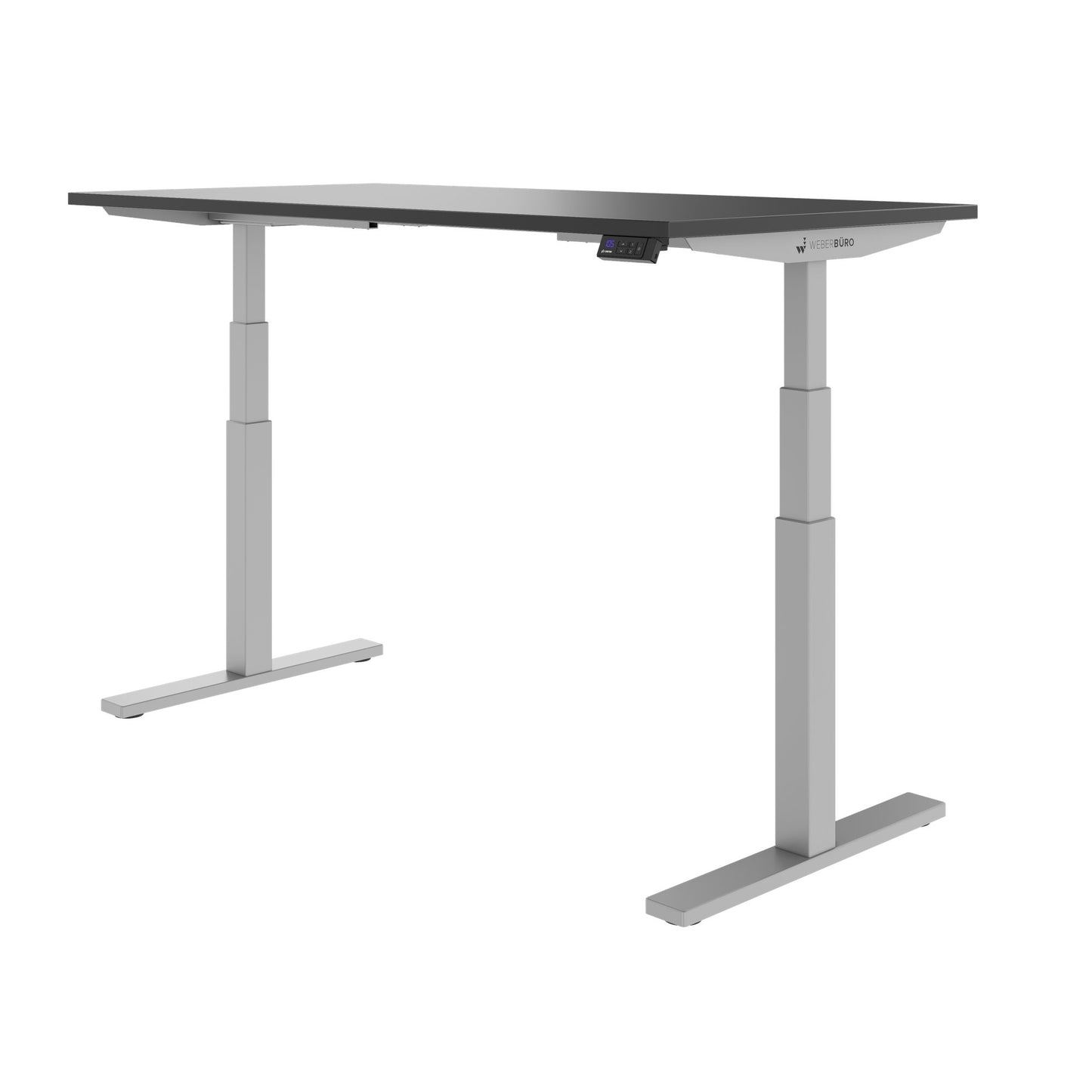 TELDRA Office, Bureau à 2 moteurs | 1600 - 1800 x 800 mm, réglable à hauteur électrique, anthracite