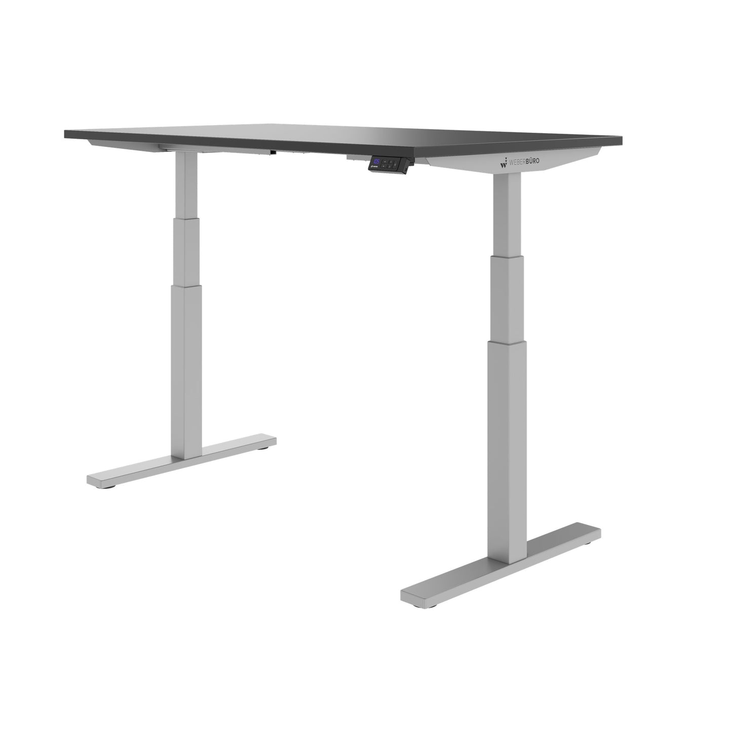 TELDRA Office, Bureau à 2 moteurs | 1600 - 1800 x 800 mm, réglable à hauteur électrique, anthracite