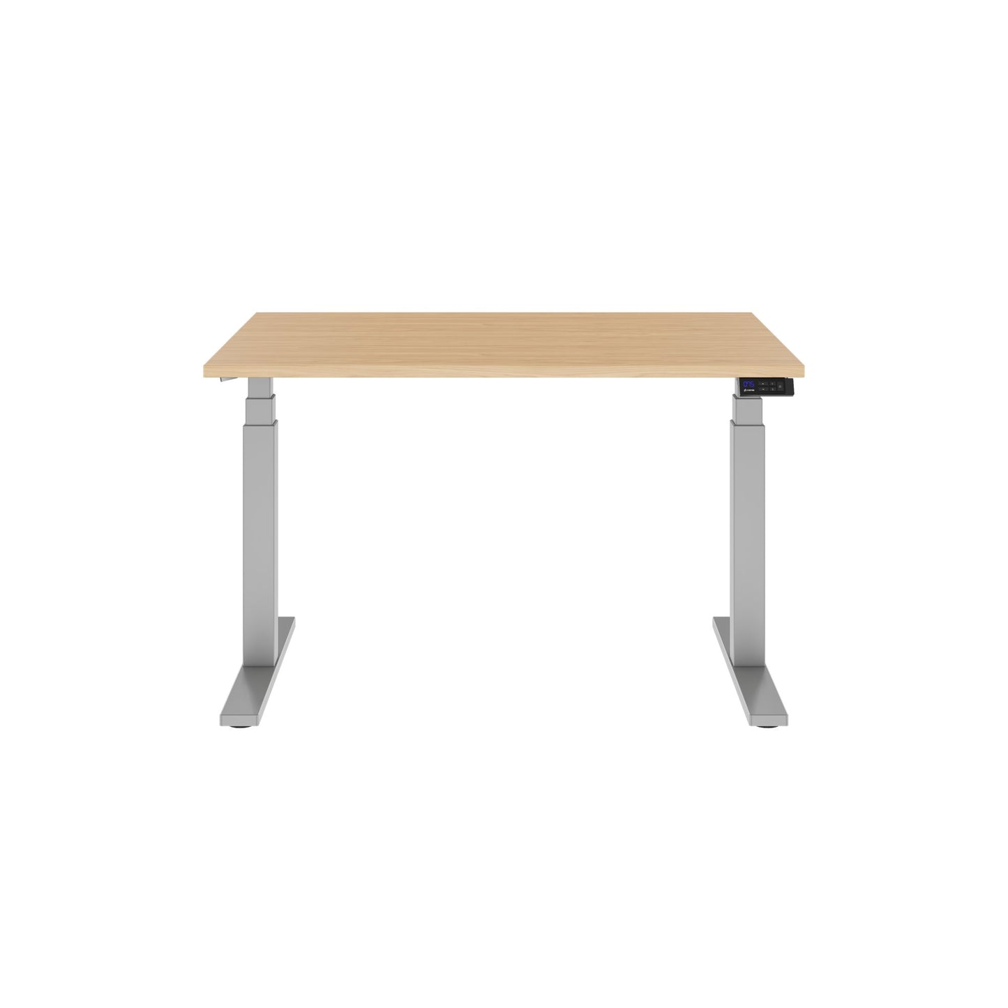 TELDRA Office, 2-Motoren-Schreibtisch | 1600 - 1800 x 800 mm, elektrisch höhenverstellbar, Echtholz-Furnier Eiche