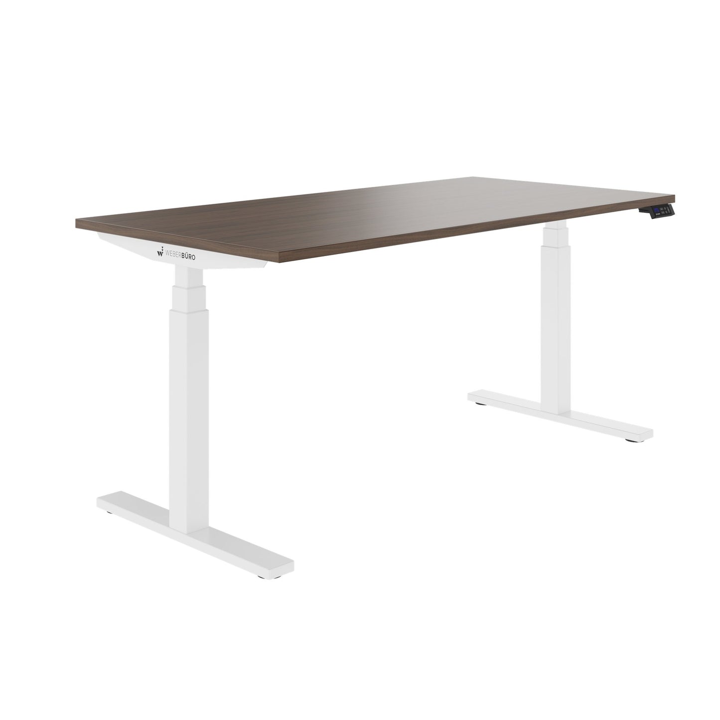 TELDRA Office, Bureau à 2 moteurs | 1600 - 1800 x 800 mm, réglable à hauteur électrique, noix
