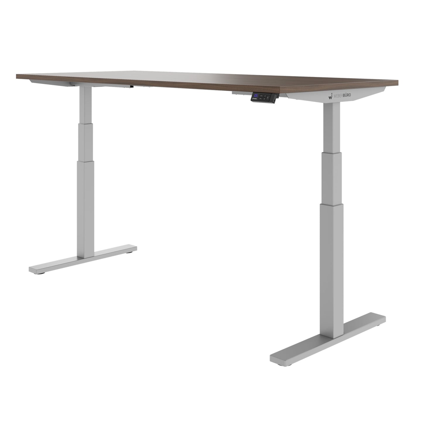 TELDRA Office, Bureau à 2 moteurs | 1600 - 1800 x 800 mm, réglable à hauteur électrique, noix