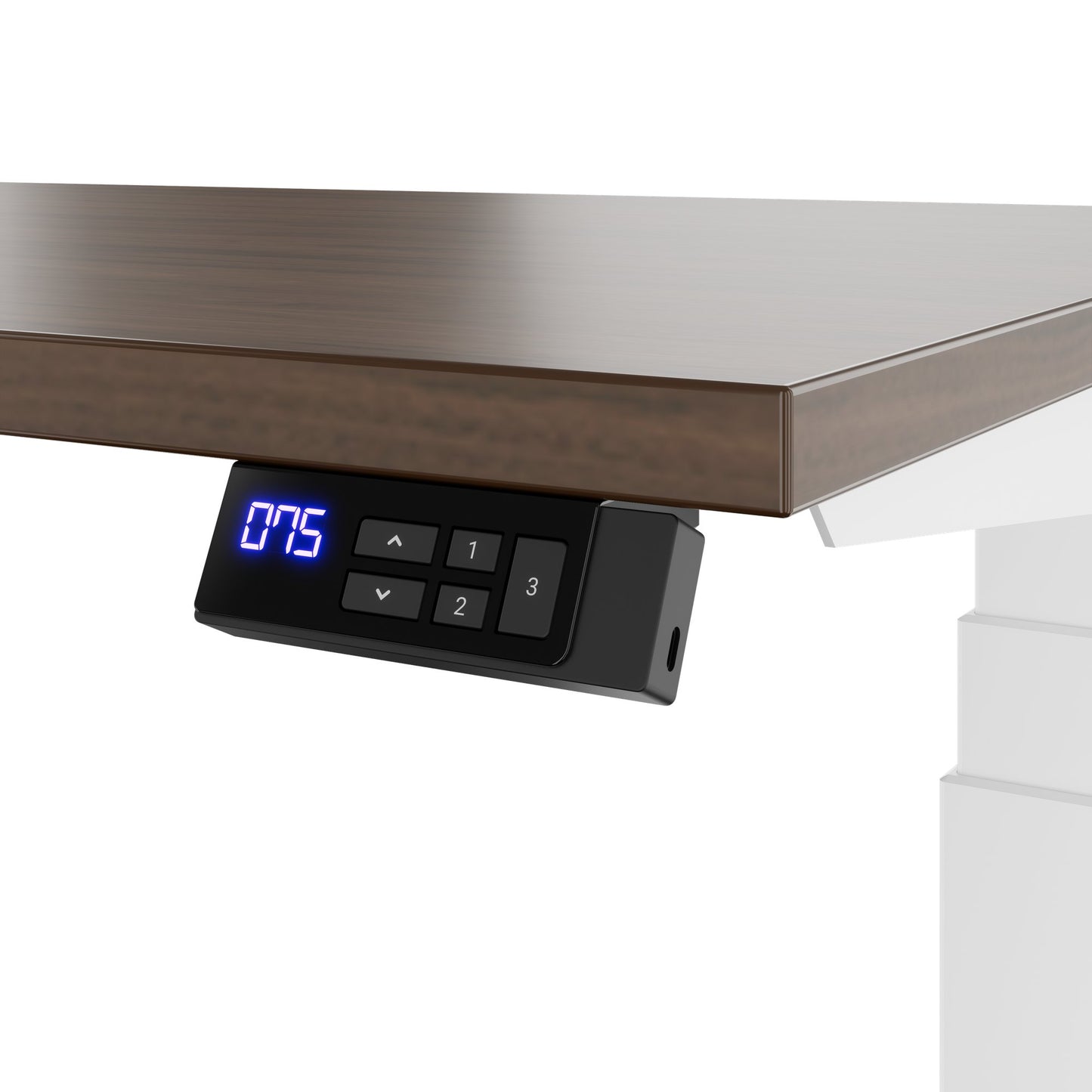 TELDRA Office, Bureau à 2 moteurs | 1600 - 1800 x 800 mm, réglable à hauteur électrique, noix