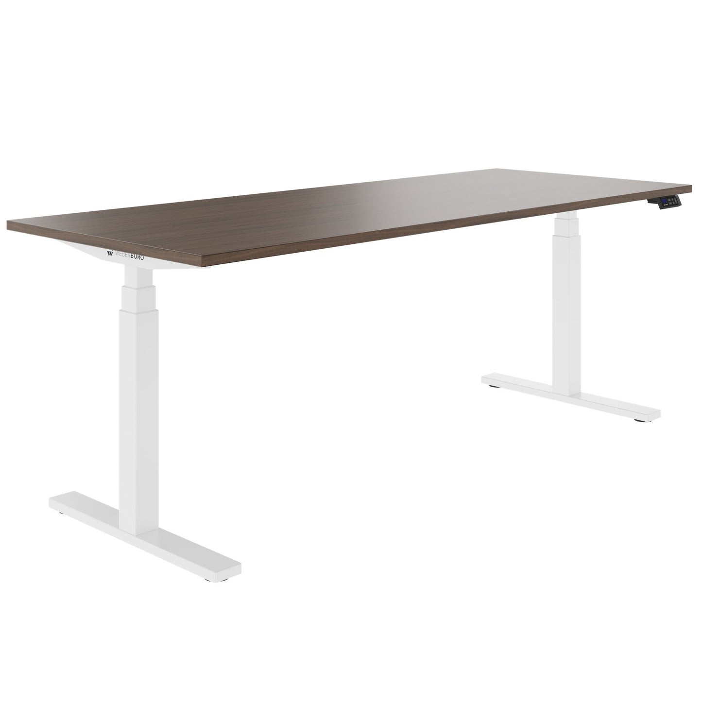 TELDRA Office, Bureau à 2 moteurs | 1600 - 1800 x 800 mm, réglable à hauteur électrique, noix