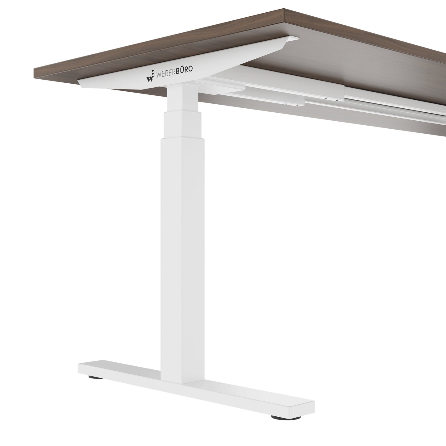TELDRA Office, Bureau à 2 moteurs | 1600 - 1800 x 800 mm, réglable à hauteur électrique, noix