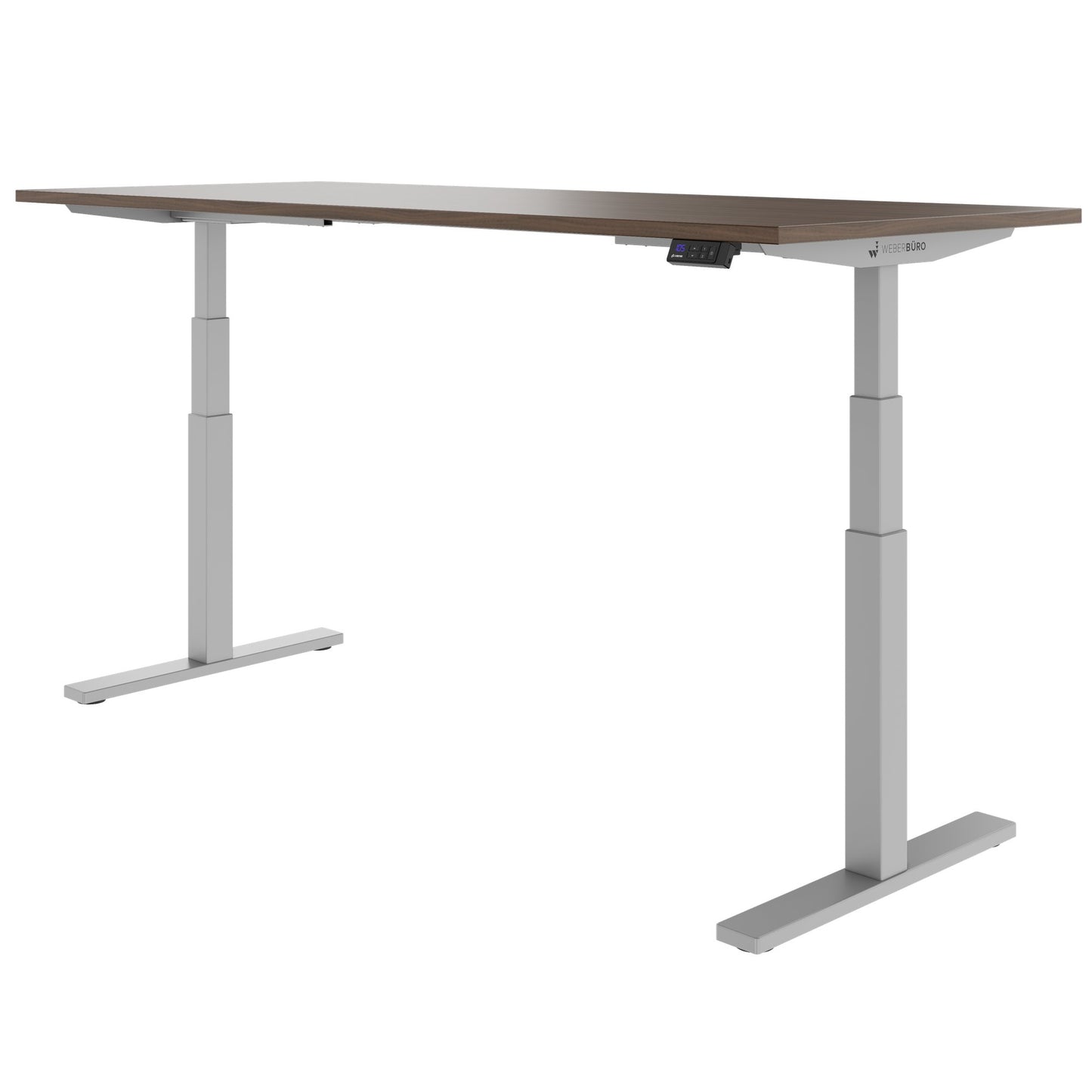 TELDRA Office, Bureau à 2 moteurs | 1600 - 1800 x 800 mm, réglable à hauteur électrique, noix