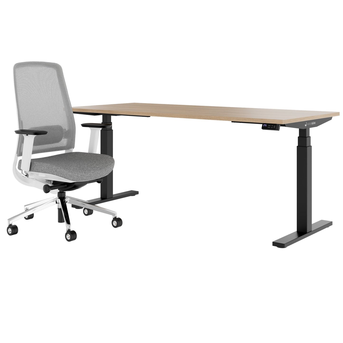 TELDRA Office & FILO | Arbeitsplatz-Set, Bernsteineiche