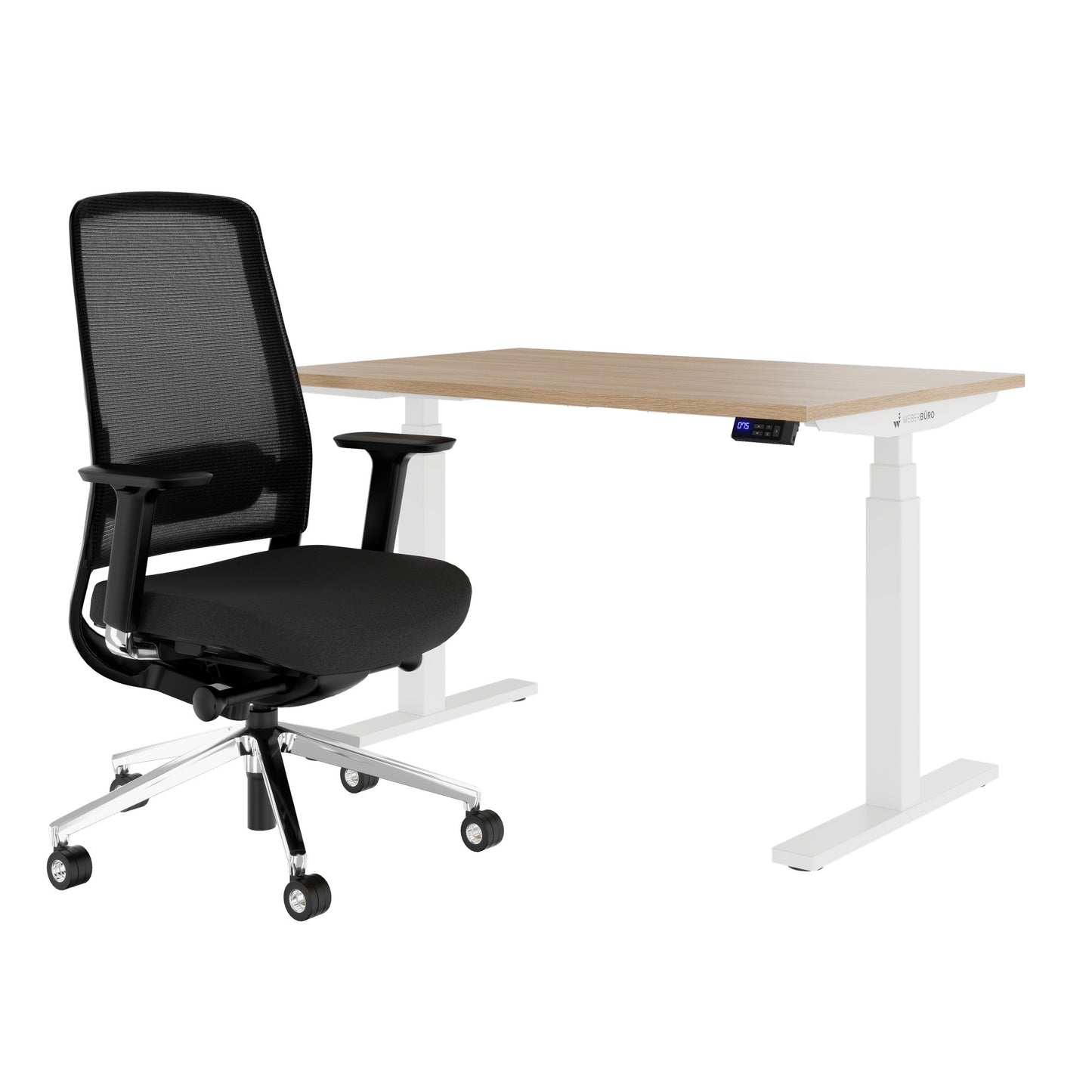 TELDRA Office & FILO | Arbeitsplatz-Set, Bernsteineiche