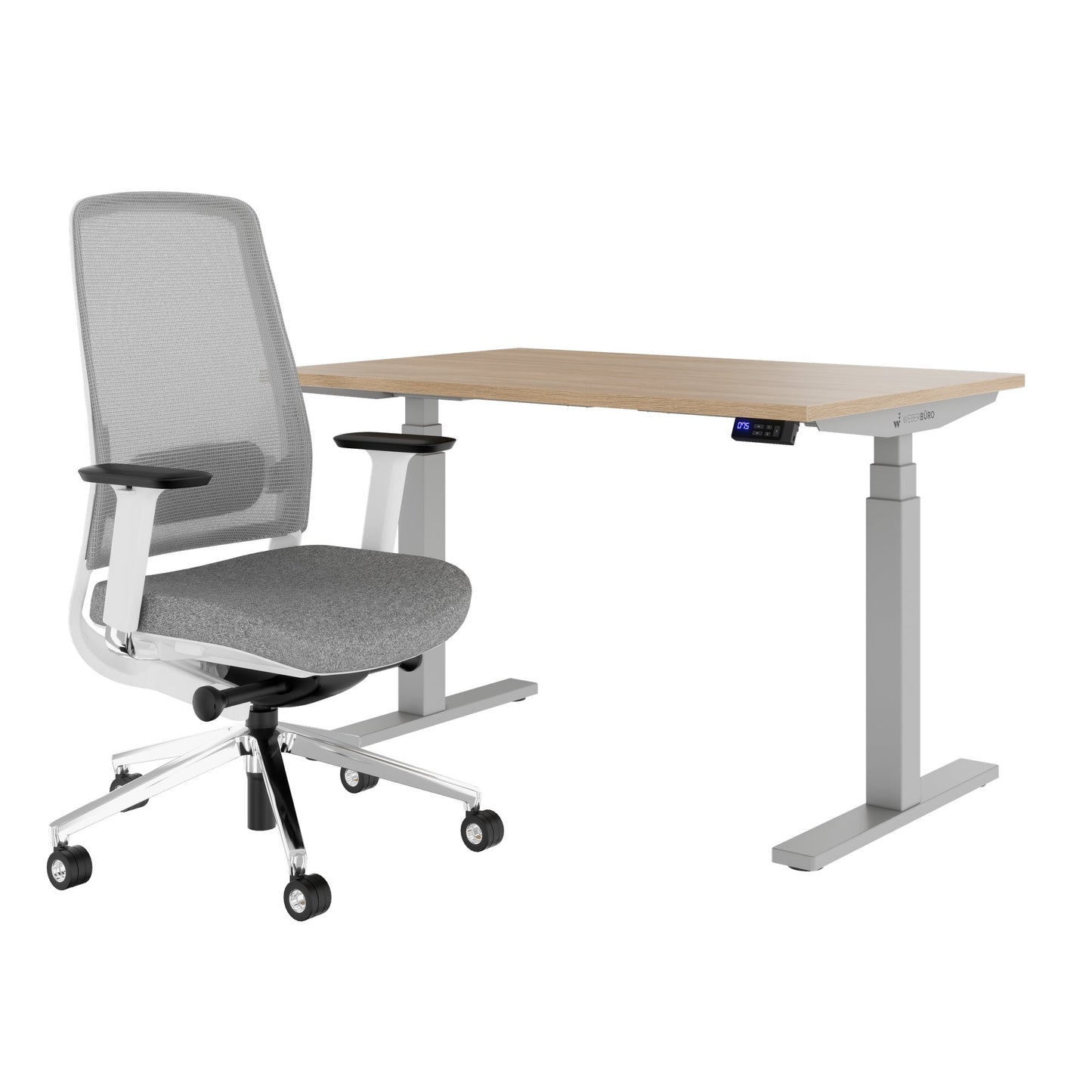 TELDRA Office & FILO | Arbeitsplatz-Set, Bernsteineiche