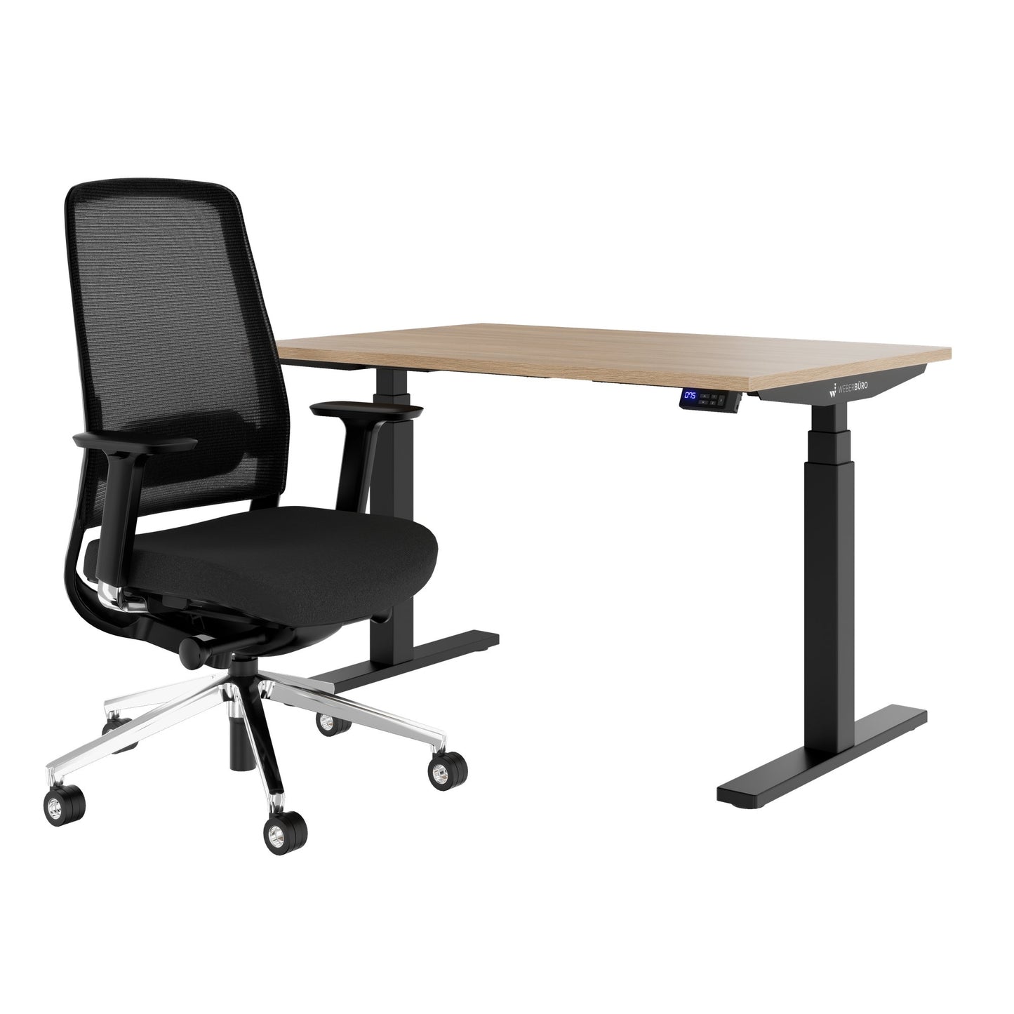 TELDRA Office & FILO | Arbeitsplatz-Set, Bernsteineiche