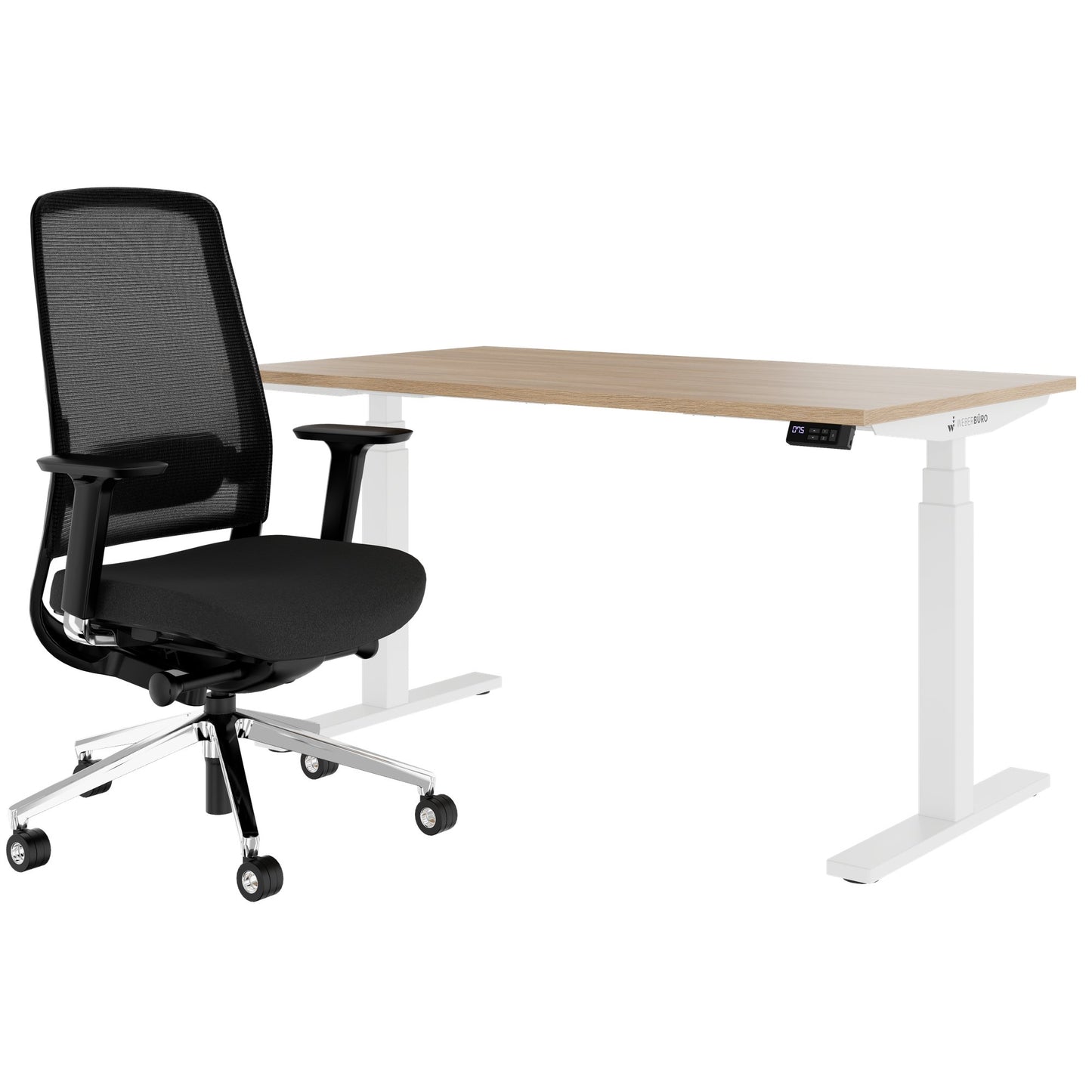 TELDRA Office & FILO | Arbeitsplatz-Set, Bernsteineiche