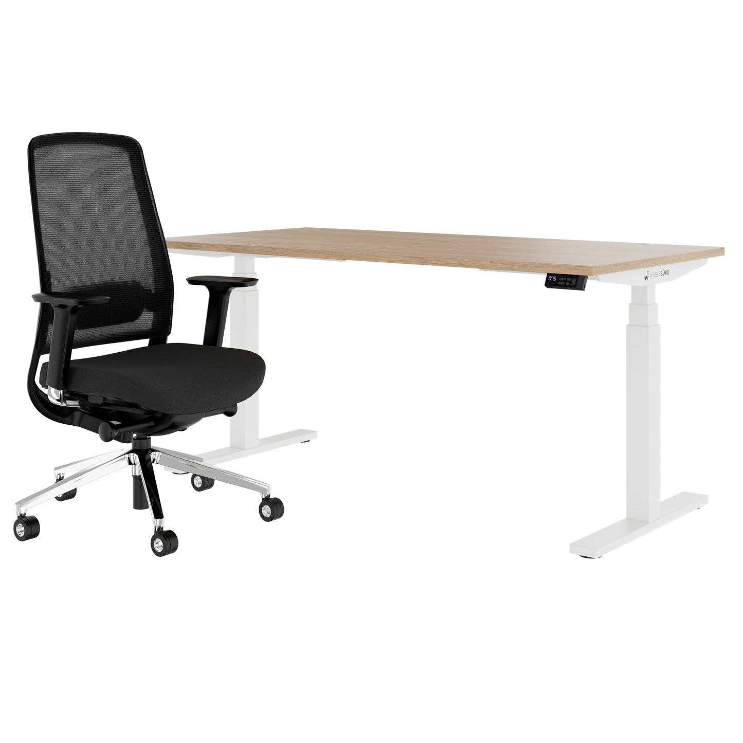 TELDRA Office & FILO | Arbeitsplatz-Set, Bernsteineiche