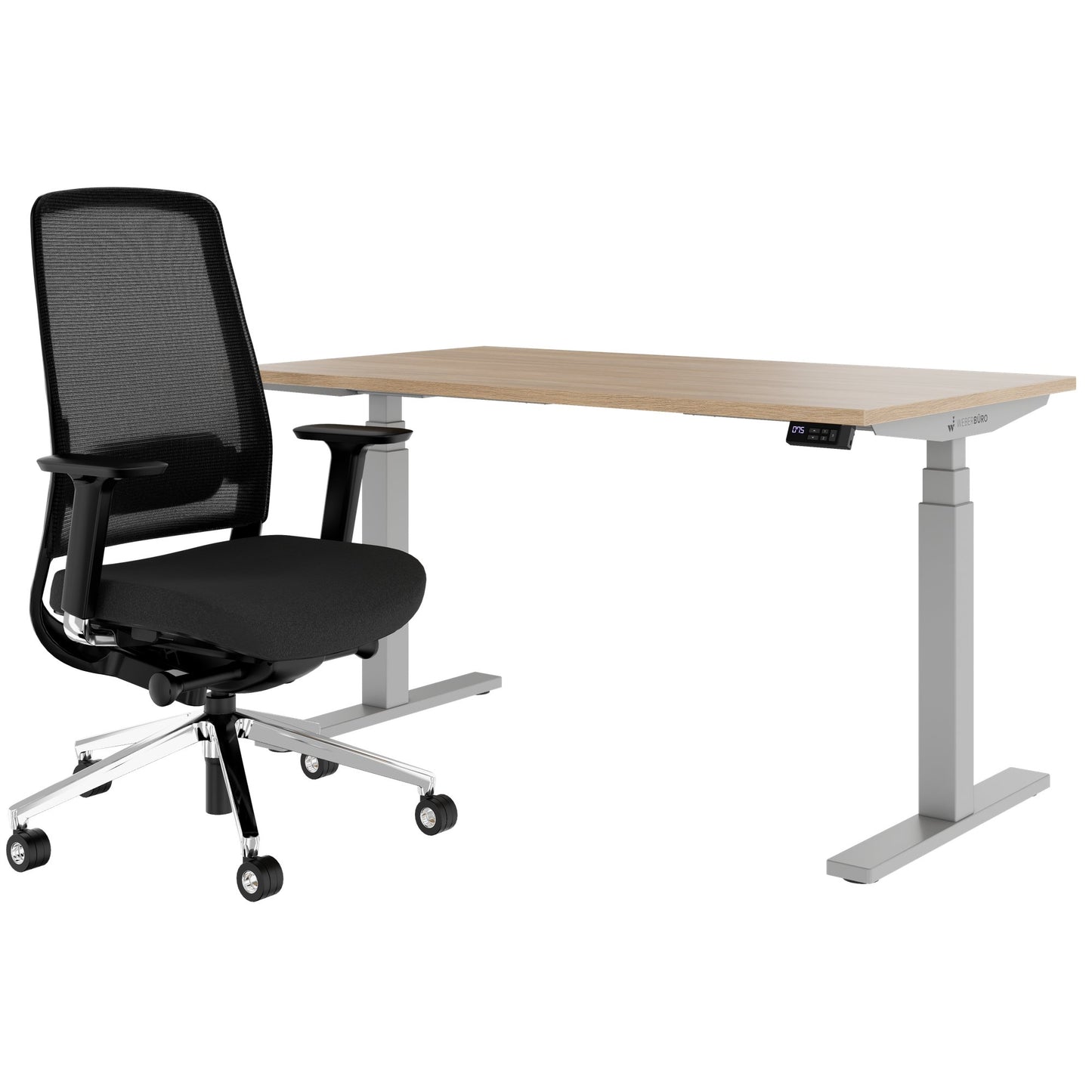 TELDRA Office & FILO | Arbeitsplatz-Set, Bernsteineiche