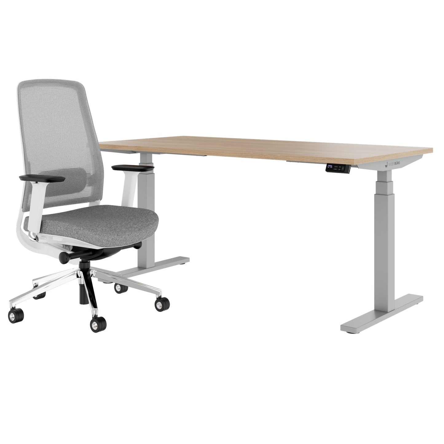 TELDRA Office & FILO | Arbeitsplatz-Set, Bernsteineiche