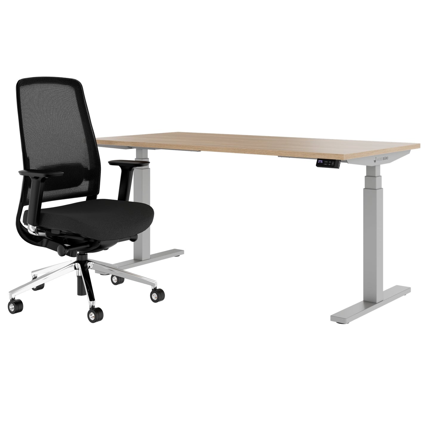 TELDRA Office & FILO | Arbeitsplatz-Set, Bernsteineiche