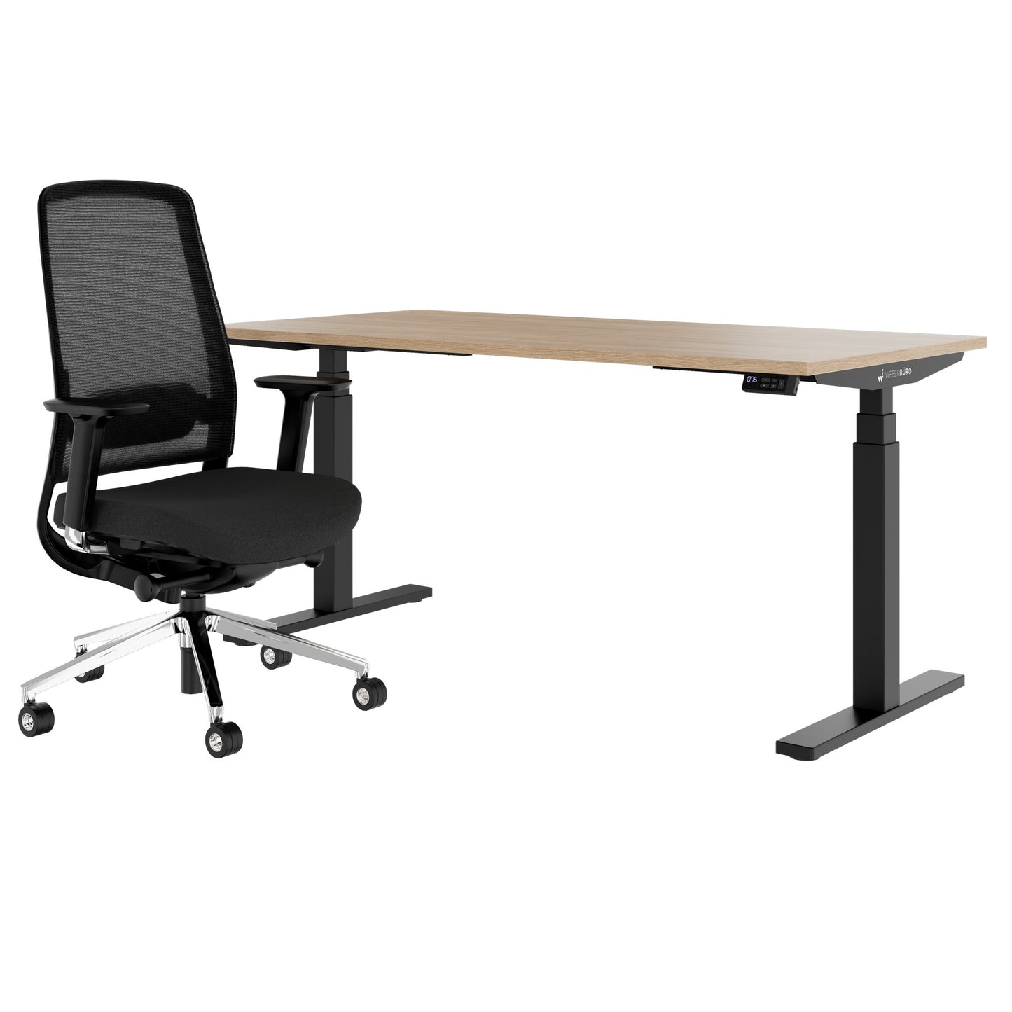 TELDRA Office & FILO | Arbeitsplatz-Set, Bernsteineiche
