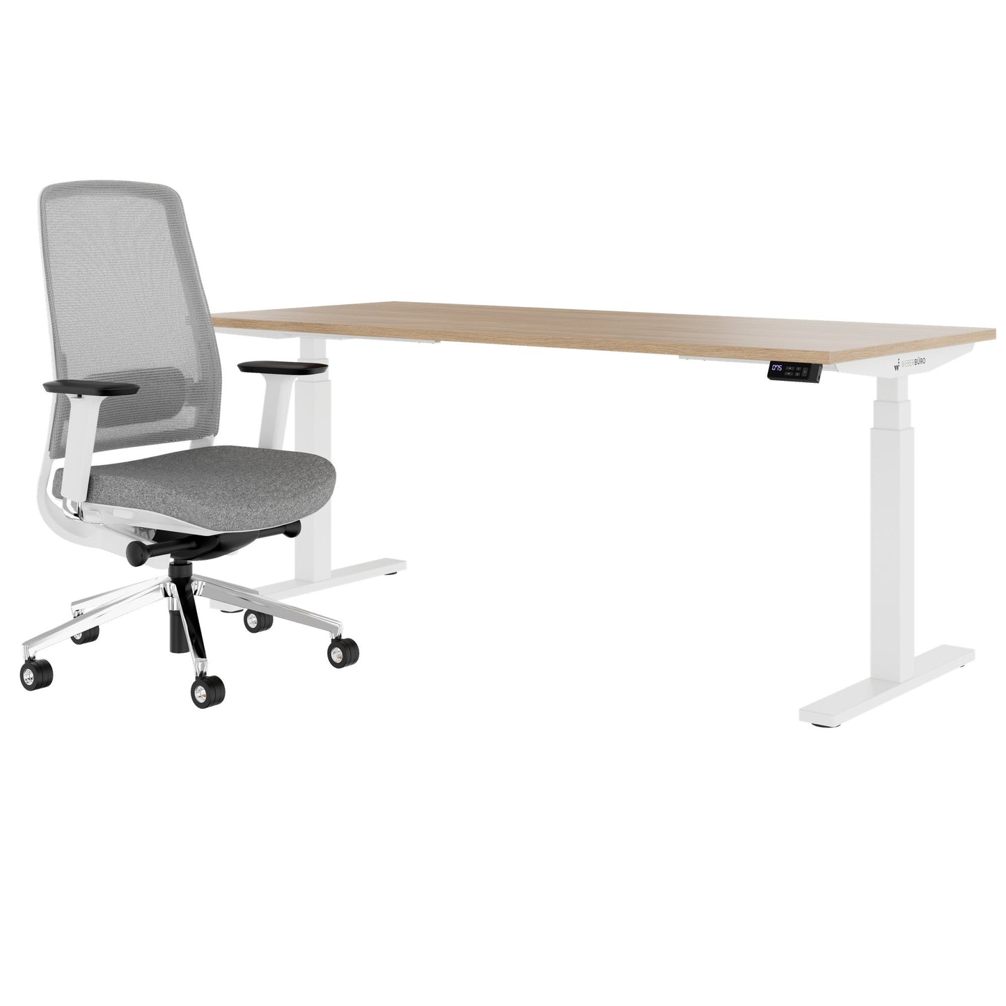 TELDRA Office & FILO | Arbeitsplatz-Set, Bernsteineiche