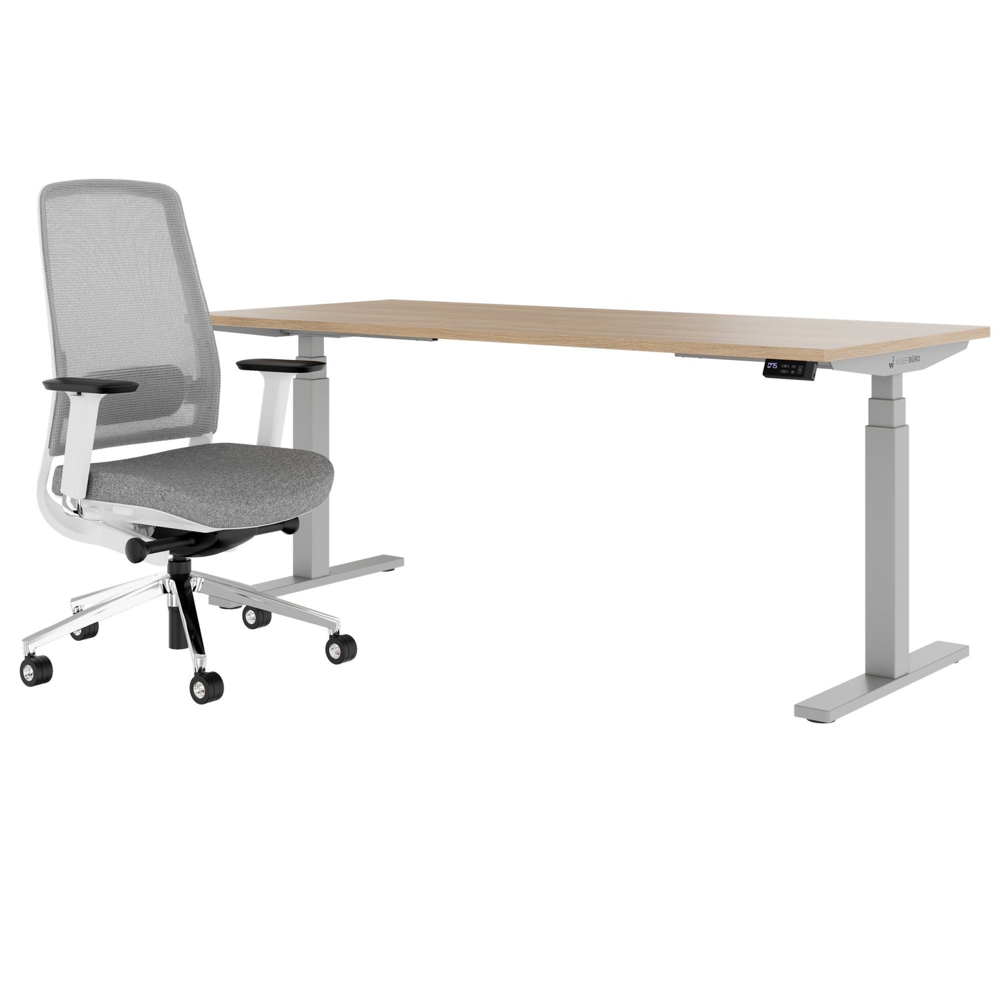 TELDRA Office & FILO | Arbeitsplatz-Set, Bernsteineiche