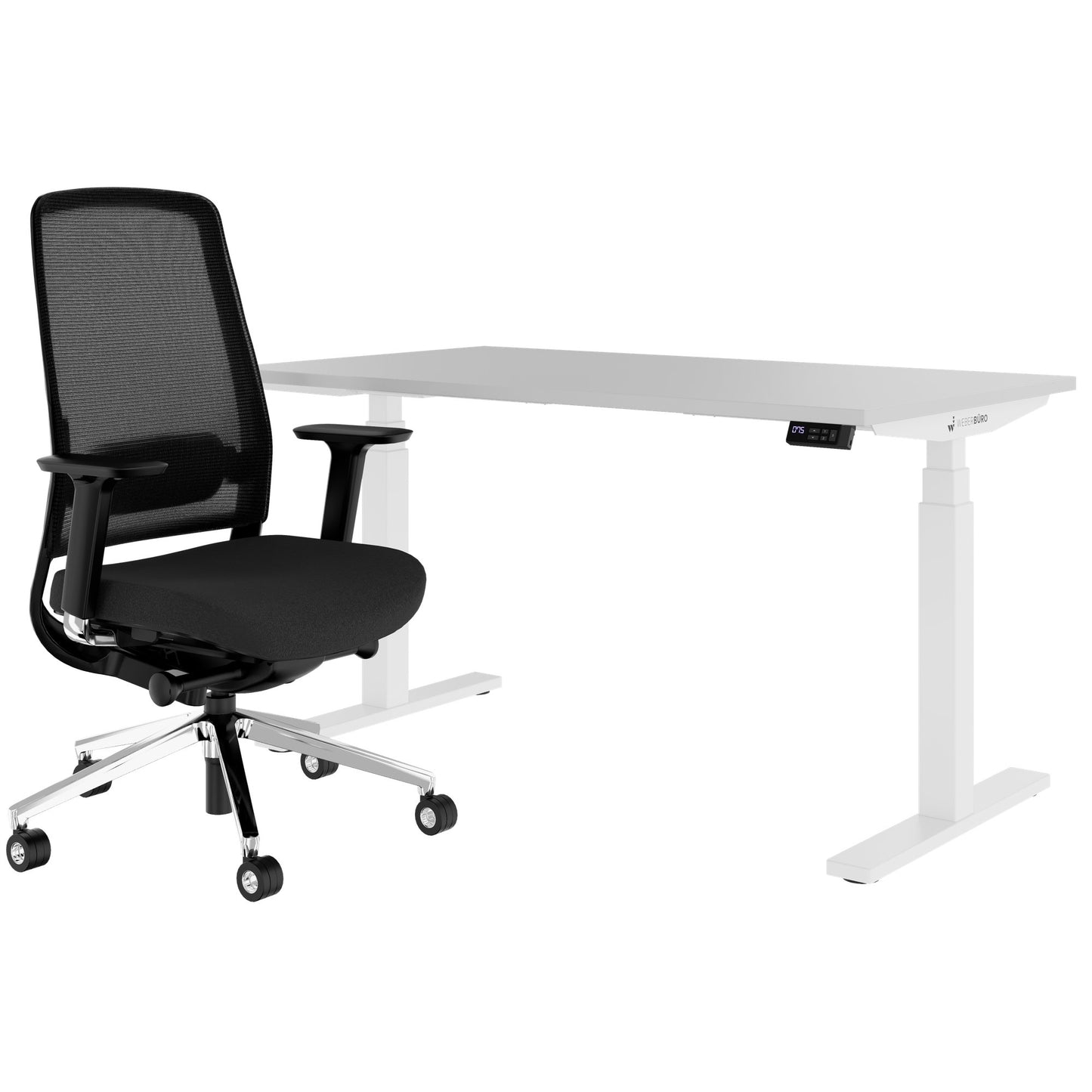 TELDRA Office & FILO | Arbeitsplatz-Set, Perlgrau
