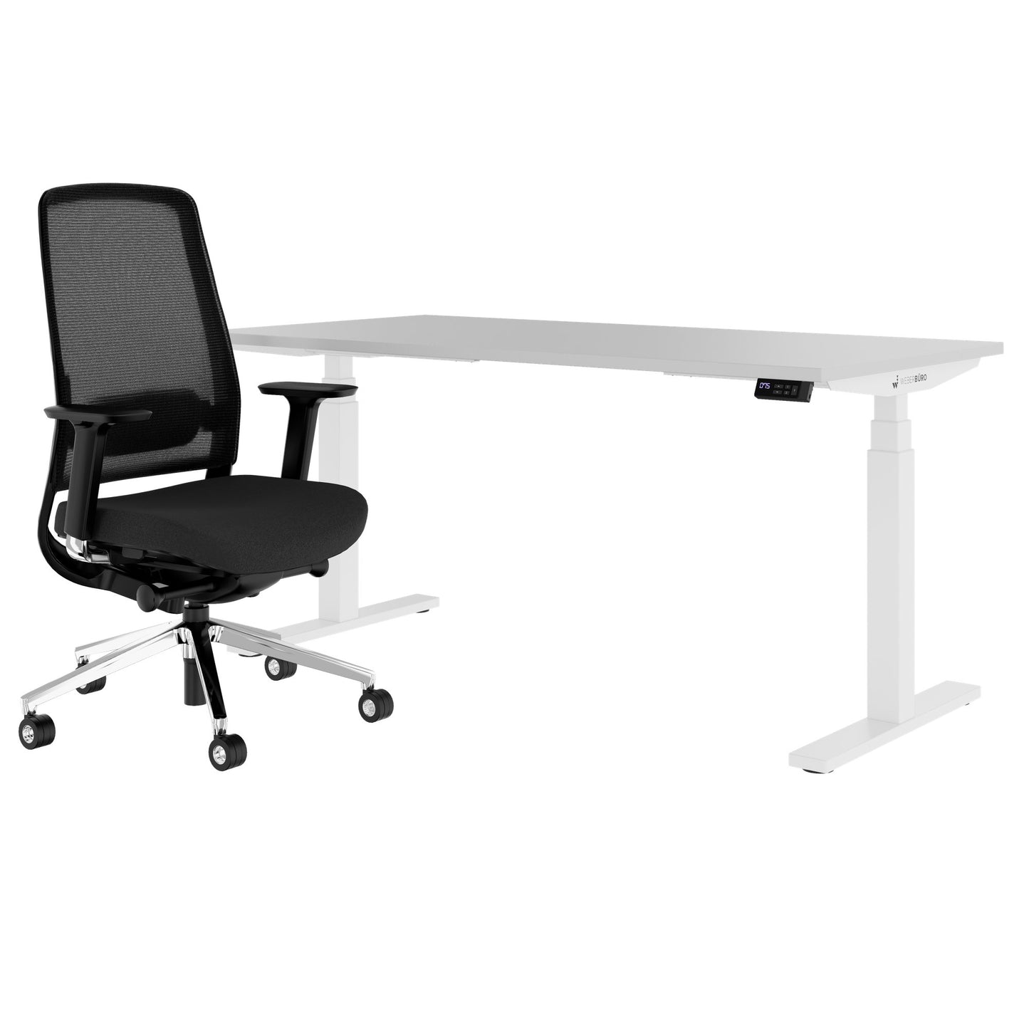 TELDRA Office & FILO | Arbeitsplatz-Set, Perlgrau