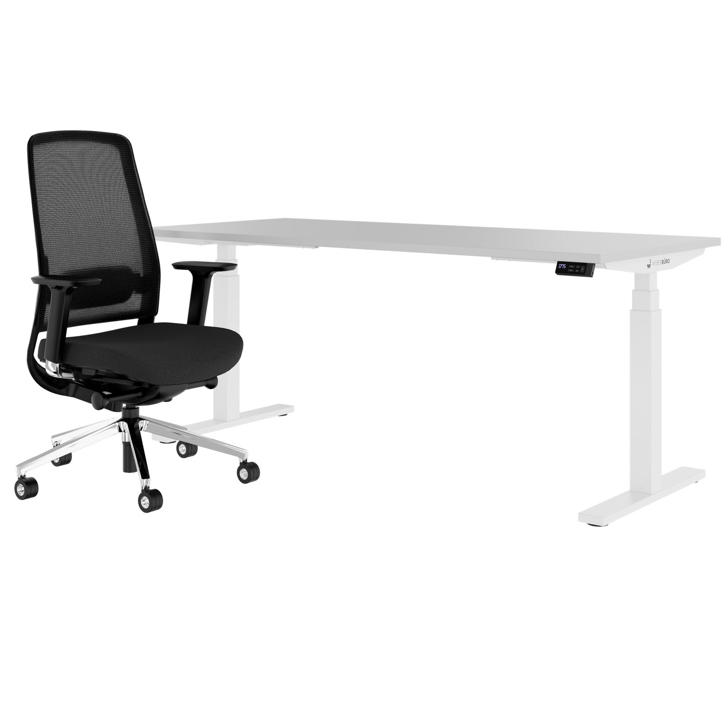 TELDRA Office & FILO | Arbeitsplatz-Set, Perlgrau