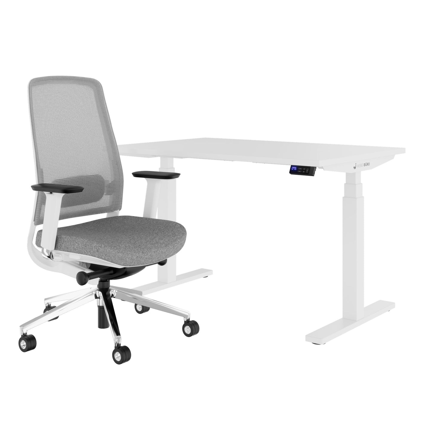 TELDRA Office & FILO | Arbeitsplatz-Set, Weiß