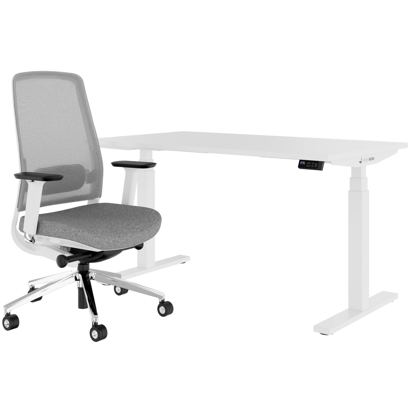 TELDRA Office & FILO | Arbeitsplatz-Set, Weiß