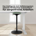 TELDRA Pro, 3-Motoren-Winkelschreibtisch | 1800 x 1600 mm, elektrisch höhenverstellbar, Anthrazit - 9 Thumbnail Image