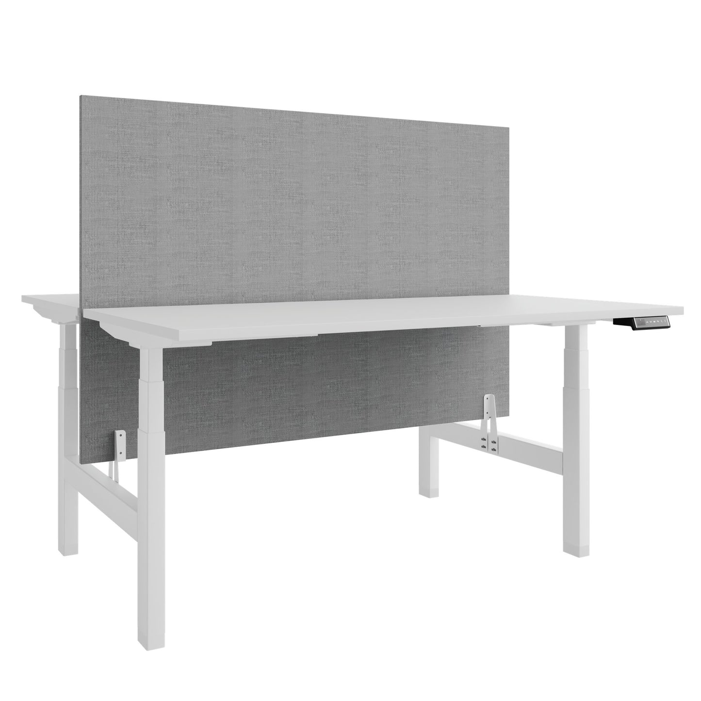 TELDRA Pro Team Desk | 1600-1800 mm, electrically height-adjustable, white