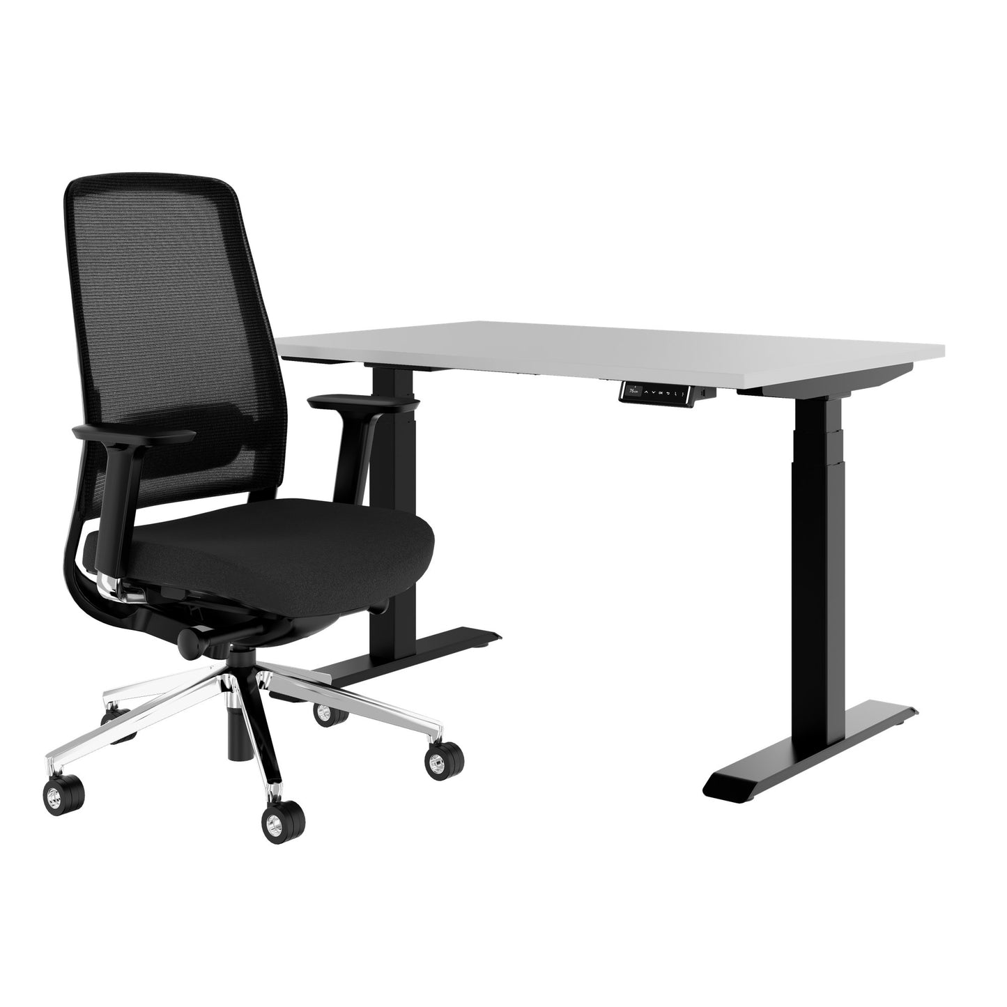 TELDRA Pro & FILO | Ensemble pour poste de travail, gris perle