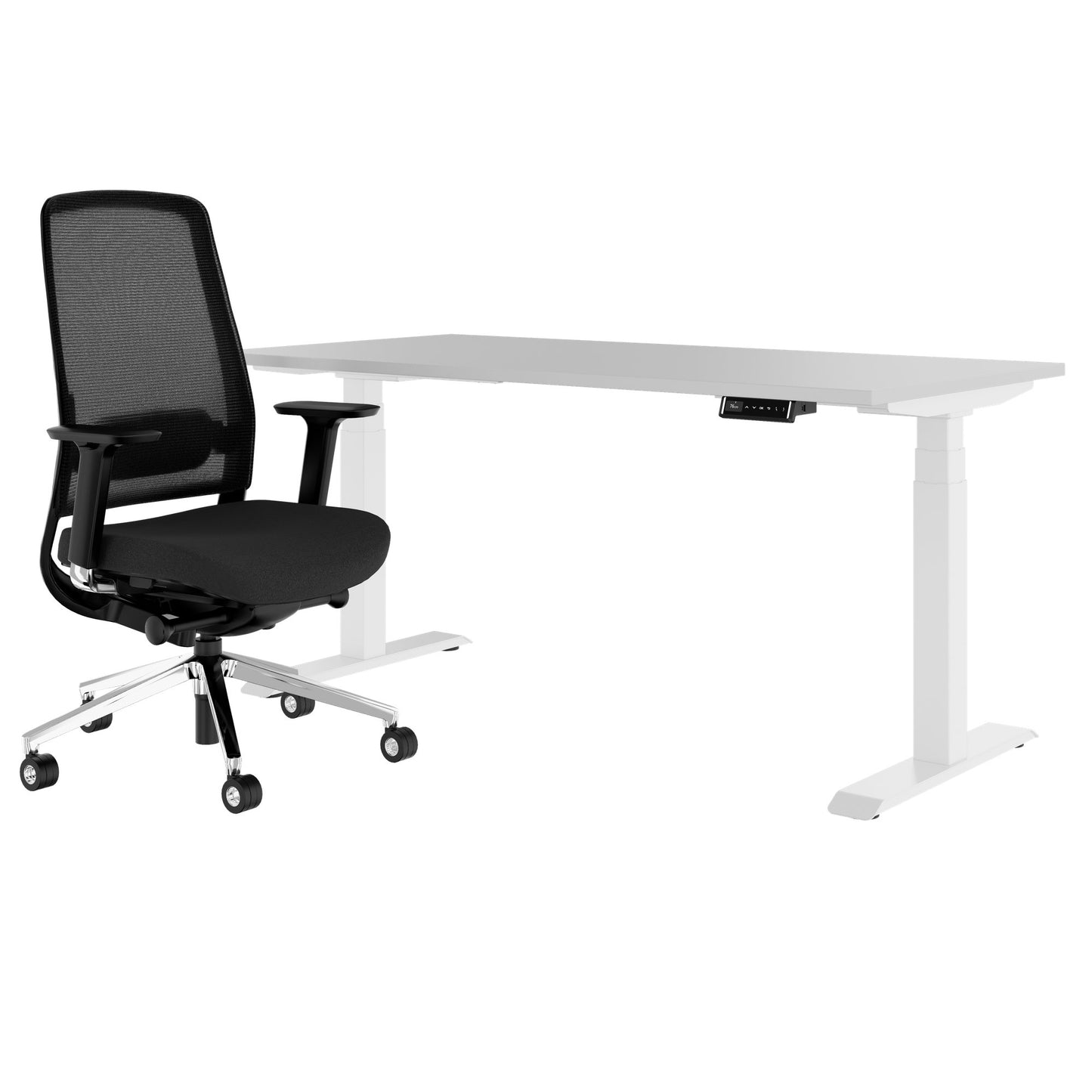 TELDRA Pro & FILO | Ensemble pour poste de travail, gris perle