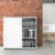 UNI Cabinet di porta scorrevole | 3 OH, 1200 x 1143 mm, bianco