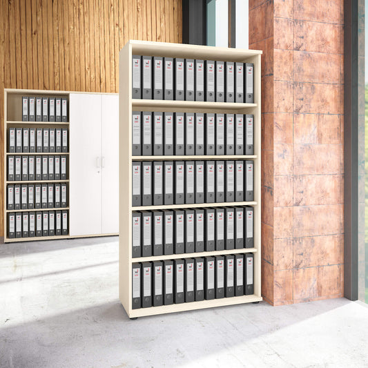 UNI Cabinet scaffale | 5 OH, 1000 x 1897 mm, acero
