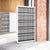 UNI Shelf cabinet | 5 Oh, 1000 x 1897 mm, white