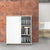 UNI Cabinet di porta scorrevole | 3 OH, 1000 x 1143 mm, acero / bianco