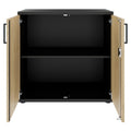 UNI Flügeltürenschrank | 2 OH, 800 x 777 mm, Anthrazit / Wildeiche - 3 Thumbnail Image