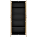UNI Flügeltürenschrank | 5 OH, 800 x 1897 mm, Anthrazit / Wildeiche - 3 Thumbnail Image