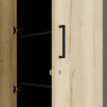 UNI Flügeltürenschrank | 5 OH, 800 x 1897 mm, Anthrazit / Wildeiche - 6 Thumbnail Image