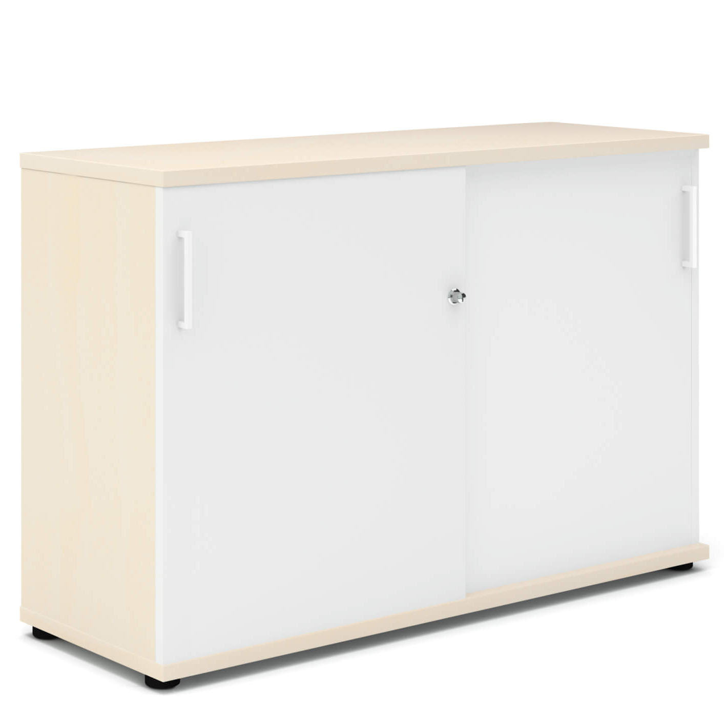 UNI Armoire de porte coulissante | 2 oh, 1200 x 777 mm, érable / blanc