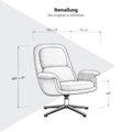 VELANO Lounge-Sessel | Sternfuß, bis 150 kg belastbar - 6 Thumbnail Image